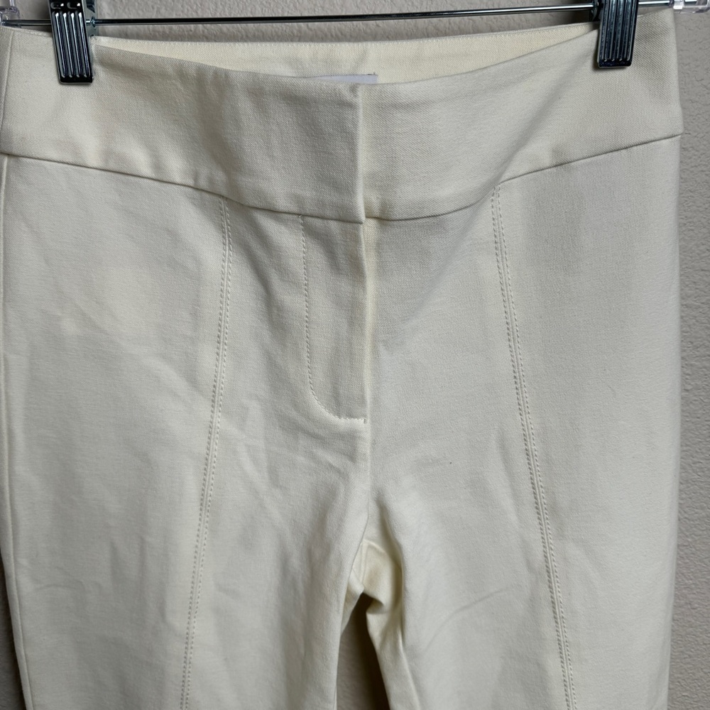 10 Crosby Derek Lam Maeve Front Slit Trouser In‎ Soft White TC00117ACR - Picture 9 of 13